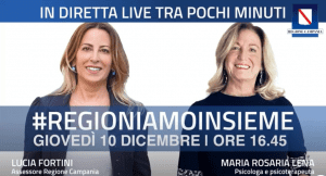 Reazioni e relazioni ai tempi della DaD: l’Assessore Fortini ne parla con Maria Rosaria Lena - 14 dicembre 2020