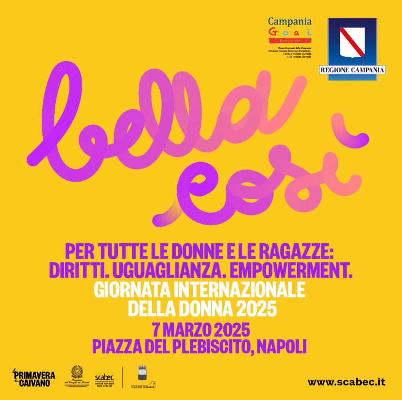 Giornata internazionale della donna. Flash Mob del 7 marzo 2025 in Piazza del Plebiscito a Napoli