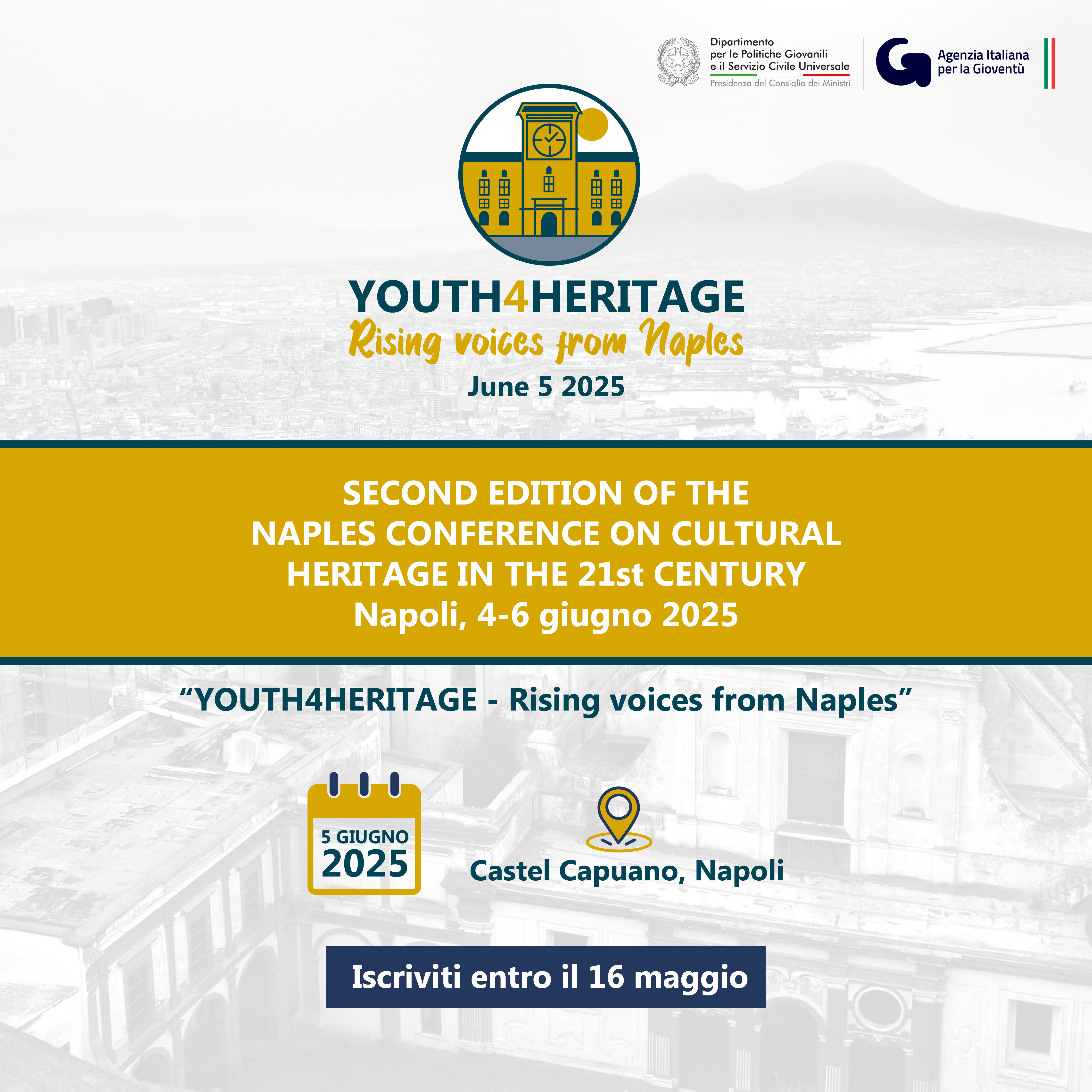 YOUNTH4HERITAGE 2025 Locandina